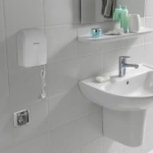Пластиковая сушилка для рук MEYVEL MH2-1400P1 (White) фото#3