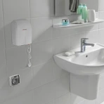 Пластиковая сушилка для рук MEYVEL MH2-1400P1 (White) фото#3