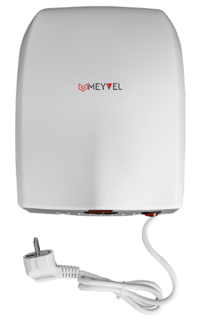 Пластиковая сушилка для рук MEYVEL MH2-1400P1 (White) фото#8