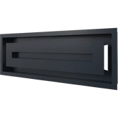 Вентиляционная решетка Kratki WIND Графитовая 17х49