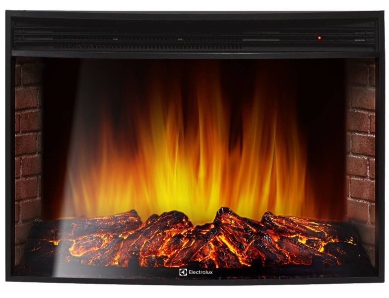Электрокамин Electrolux EFP/P-3020LS с порталом Firelight Combi 30 белый, черный фото#3
