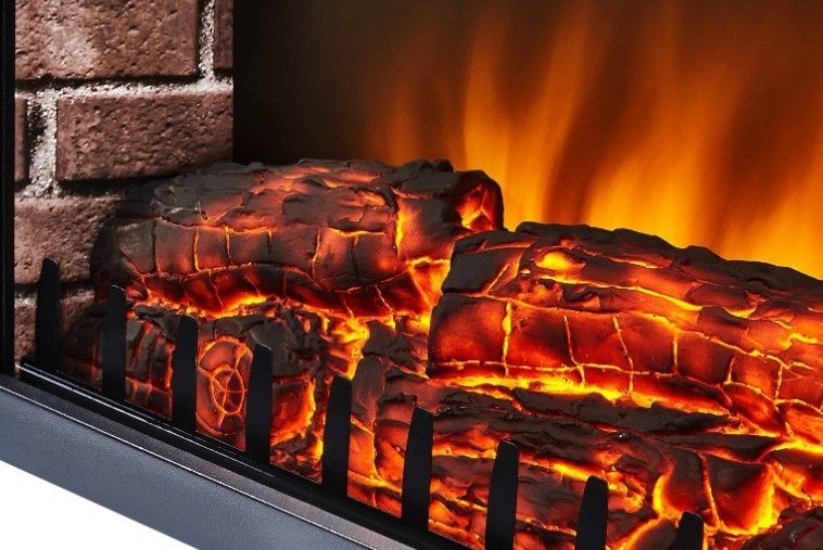 Электрокамин Electrolux EFP/P-3020LS с порталом Firelight Como 30 белый, черный фото#4