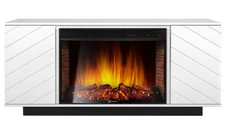 Электрокамин Electrolux EFP/P-3320RLS с порталом Firelight Como 30 белый, черный