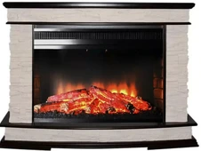Электрокамин InterFlame Памир сланец (темный дуб) с очагом Panoramic 33W FX