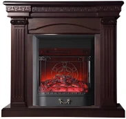 Электрокамин InterFlame Афина (венге) с очагом Fobos /Majestic