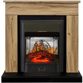 Электрокамин Royal Flame BERGEN дуб галифакс с очагом Fobos FX M Black/Brass