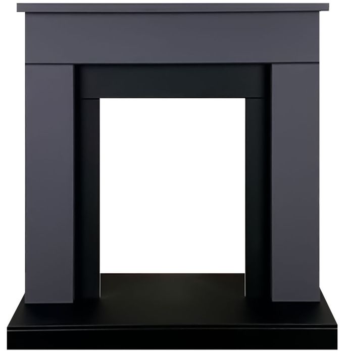 Электрокамин Royal Flame BERGEN серый графит с очагом Majestic FX M Black/Brass фото#3