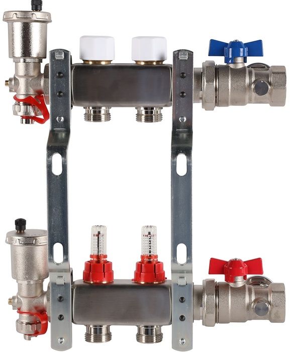 Для отопления Rommer 1"/3/4"x2 с расходомерами (RMS-1210-000002) фото#3