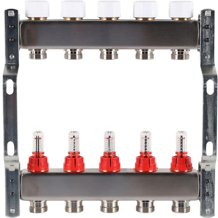Для отопления Rommer 1"/3/4"x5 с расходомерами (RMS-1200-000005) фото#3