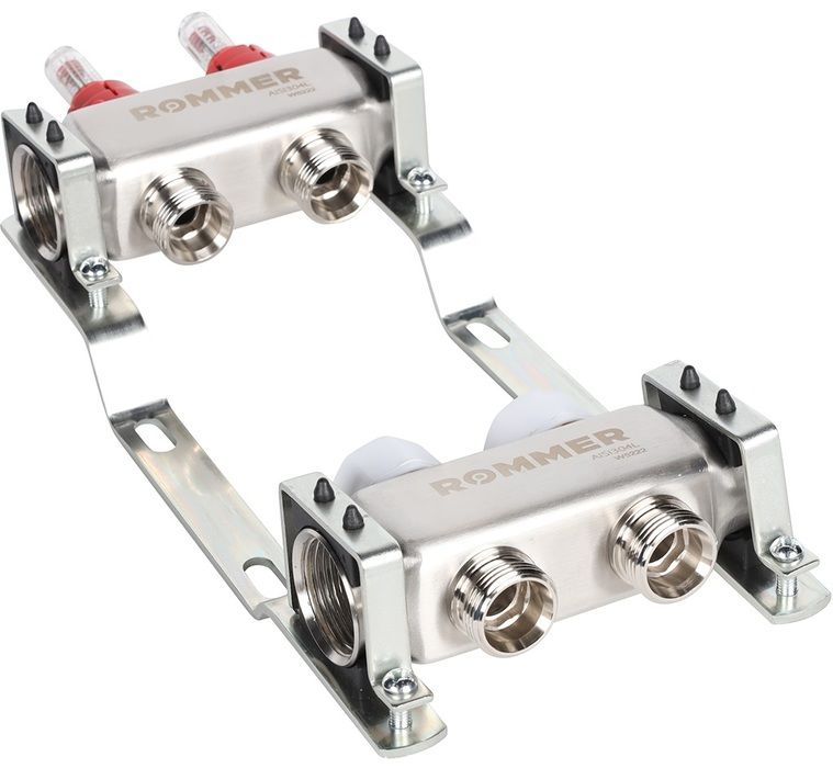 Для отопления Rommer 1"/3/4"x2 с расходомерами (RMS-1200-000002) фото#4