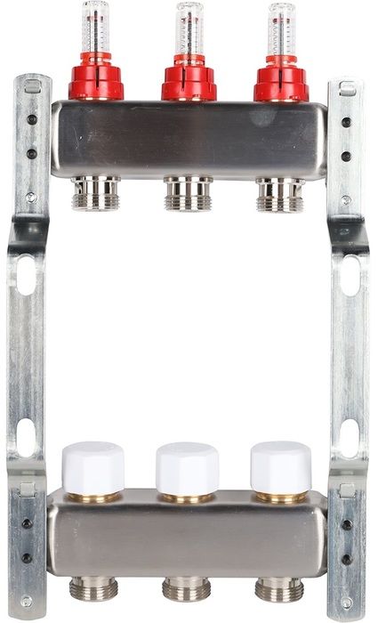 Для отопления Rommer 1"/3/4"x3 с расходомерами (RMS-1200-000003) фото#3