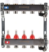 Для отопления Rommer 1"/3/4"x4 с расходомерами (RMS-1201-000004)