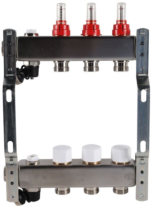 Для отопления Rommer 1"/3/4"x3 с расходомерами (RMS-1201-000003) фото#3