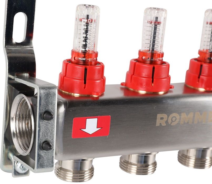 Для отопления Rommer 1"/3/4"x11 с расходомерами (RMS-1200-000011) фото#6