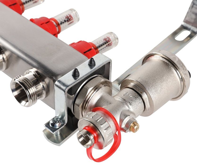 Для отопления Rommer 1"/3/4"x10 с расходомерами (RMS-1210-000010) фото#9