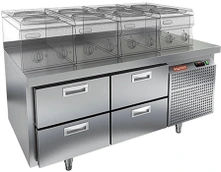 Морозильный стол Hicold GN 22/BT LT O