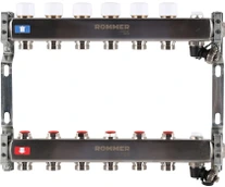 Для отопления Rommer 1"/3/4"x6 с запорными клапанами (RMS-3201-000006)