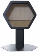 Напольный биокамин Kratki ECHO Hex 70, TUV