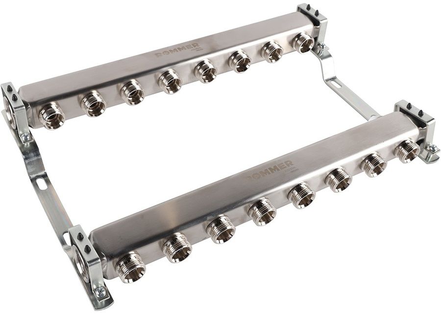 Для отопления Rommer 1"/3/4"x8 для радиаторной разводки (RMS-4401-000008) фото#4