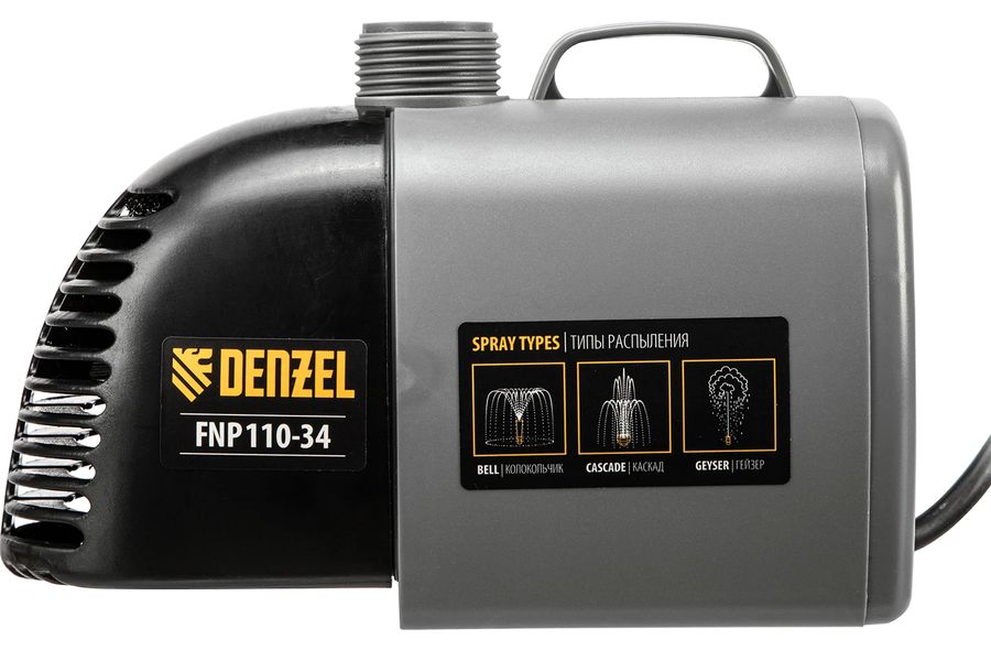 Фонтанный насос DENZEL FNP110-34 фото#3