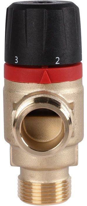 Смесительный клапан Rommer 3/4" НР 35-60°С KV 1,6 (RVM-0122-166020) боковое смешивание фото#3