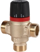 Смесительный клапан Rommer 3/4" НР 20-43°С KV 1,6 (RVM-0121-164320) боковое смешивание
