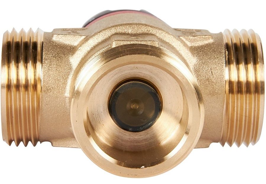 Смесительный клапан Rommer 3/4" НР 30-65°С KV 1,8 (RVM-1121-186520) центральное смешивание фото#4