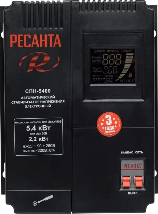 Стабилизатор напряжения Ресанта СПН-5400