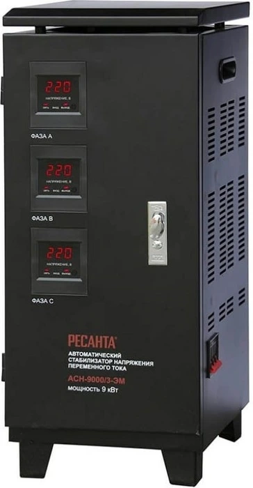 Стабилизатор напряжения Ресанта АСН-9 000/3