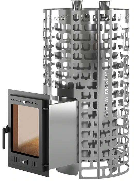 Дровяная печь Эверест Steam Master 44 INOX (320M)