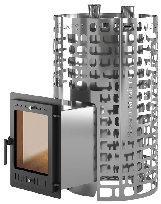 Дровяная печь Эверест Steam Master 38 INOX (320M)
