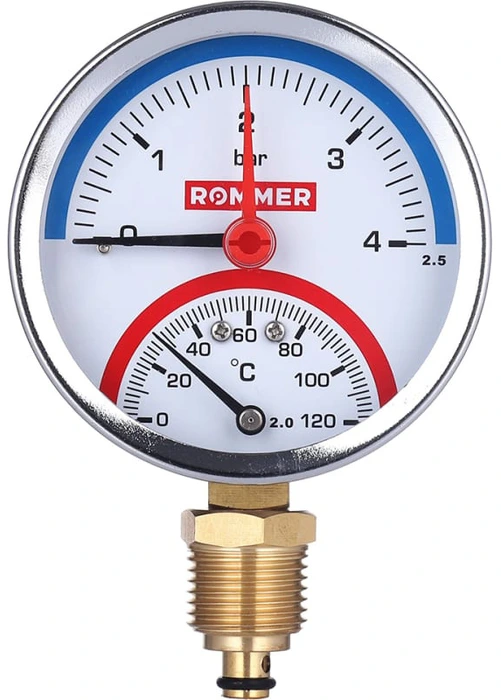 Термоманометр Rommer RIM-0006-800415