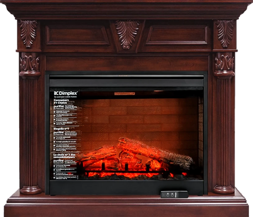 Электрокамин Dimplex Sheffield (темная вишня) c очагом Symphony 30