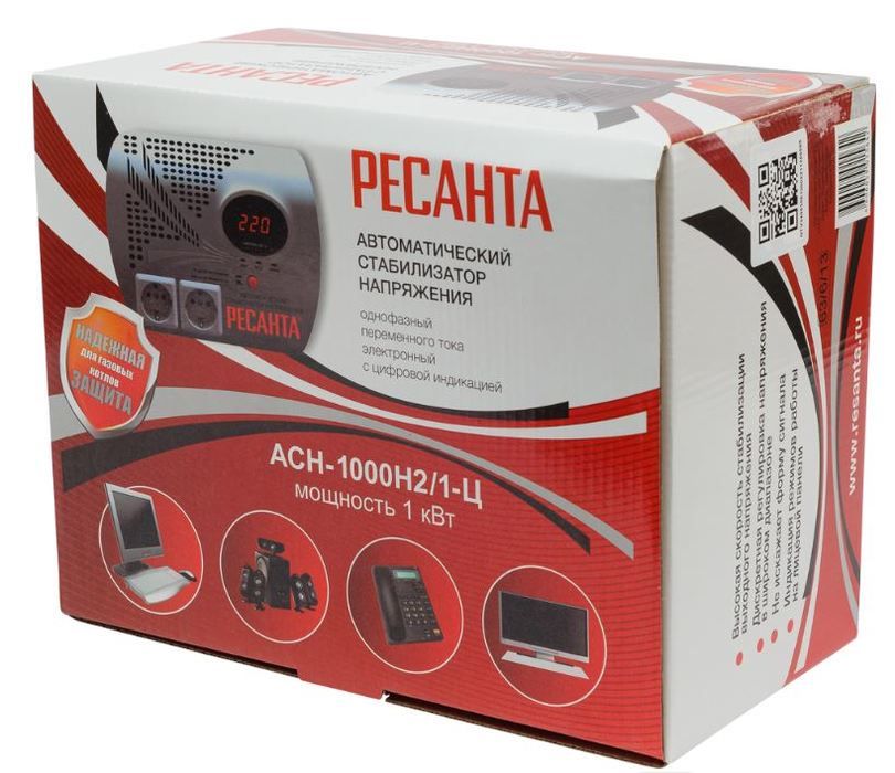 Стабилизатор напряжения Ресанта АСН-1 000 Н2/1-Ц фото#10