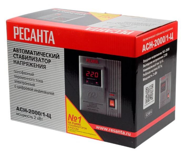 Стабилизатор напряжения Ресанта АСН-2 000/1-Ц фото#9