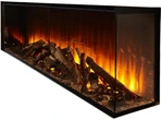 Линейный электрокамин British Fires New Forest 1600 with Deluxe Real logs