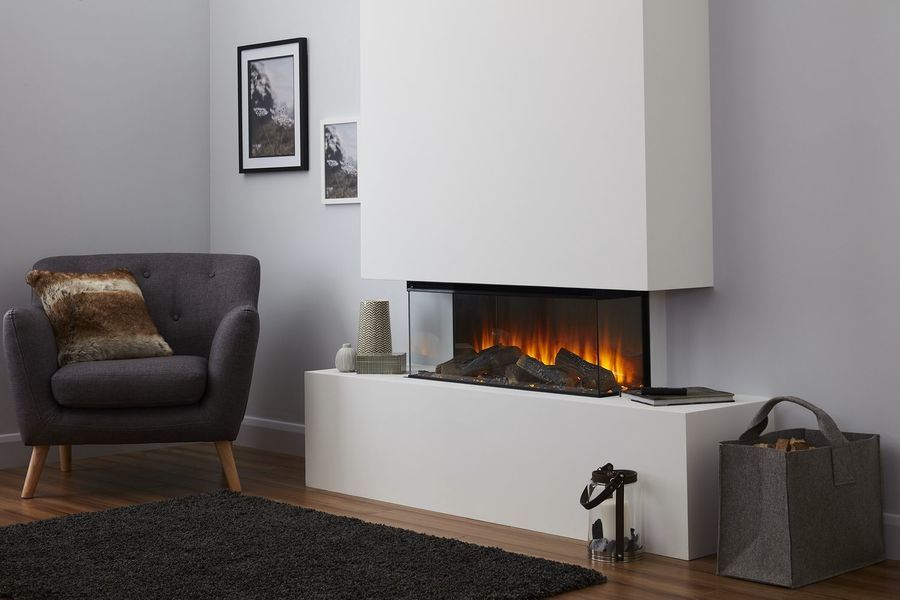 Линейный электрокамин British Fires New Forest 870 with Signature logs фото#3
