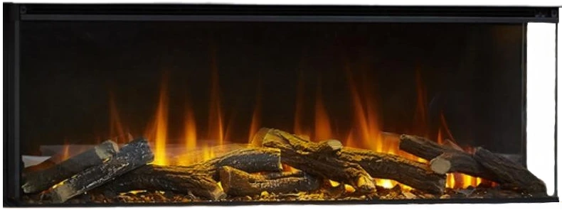 Линейный электрокамин British Fires New Forest 1200 with Signature logs