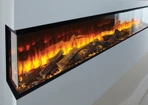 Линейный электрокамин British Fires New Forest 2400 with Signature logs фото#2
