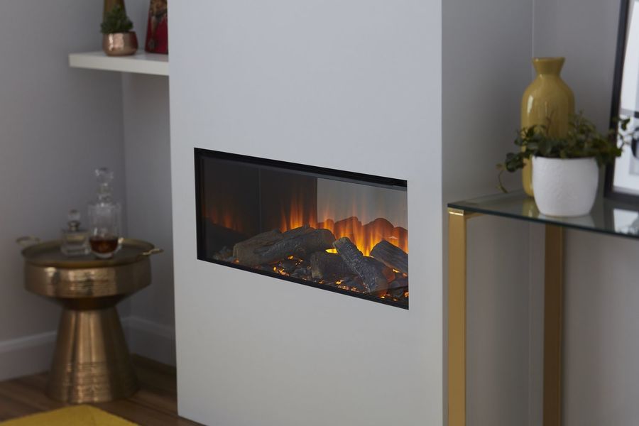 Линейный электрокамин British Fires New Forest 870 with Signature logs фото#5