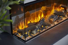 Линейный электрокамин British Fires New Forest 1200 with Signature logs фото#2