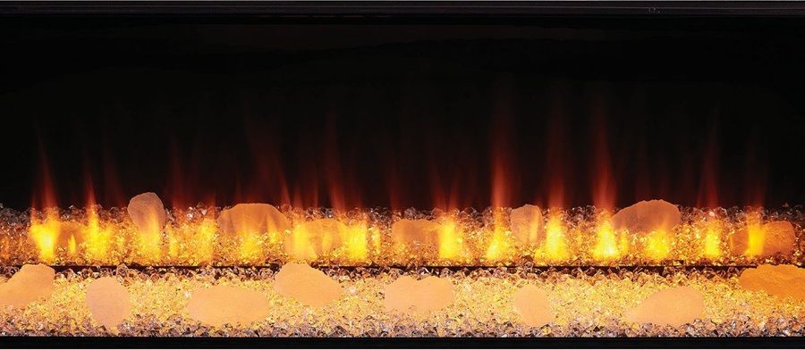 Линейный электрокамин British Fires New Forest 1200 with Signature logs фото#5