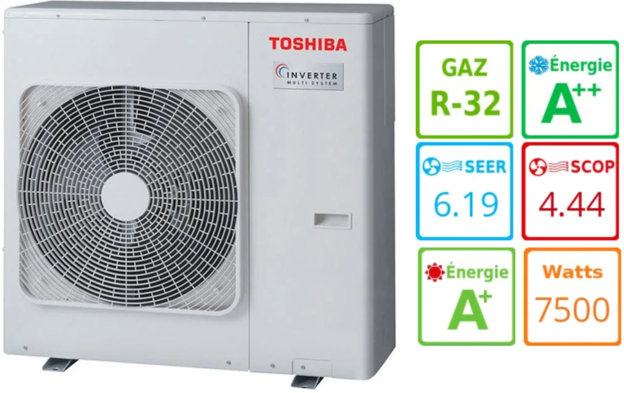 Внешний блок мульти сплит-системы Toshiba RAS-3M26G3AVG-E фото#3