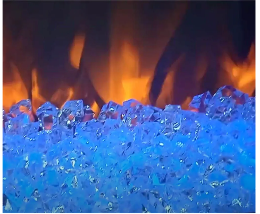 Линейный электрокамин Royal Flame BERGEN дуб галифакс c очагом Vision 42 LED фото#6