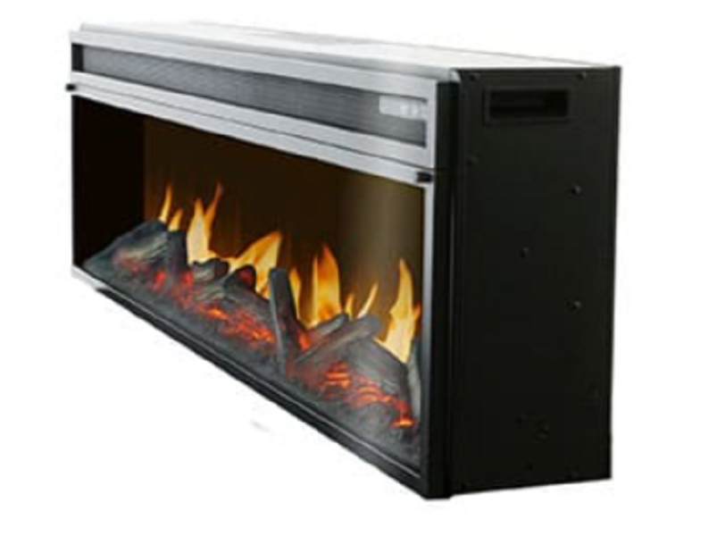 Линейный электрокамин Royal Flame Lindos 60 SFT Stone Touch серый мрамор Vision 60 LOG LED фото#6