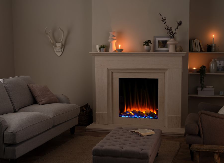 Очаг British Fires New Forest 650SQ with Signature logs фото#5