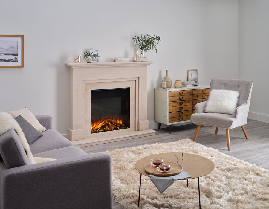 Очаг British Fires New Forest 650SQ with Signature logs фото#7