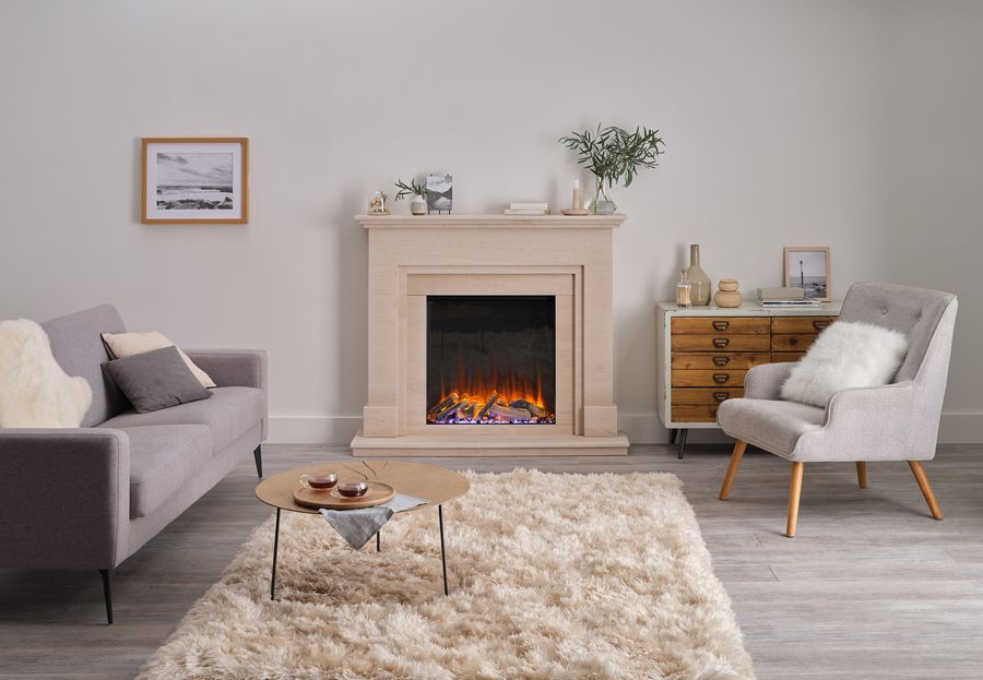 Очаг British Fires New Forest 650SQ with Signature logs фото#8