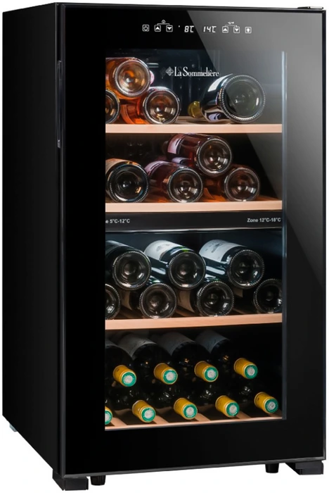 Отдельностоящий винный шкаф LaSommeliere LS51.2ZBLACK