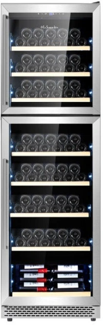 Отдельностоящий винный шкаф LaSommeliere MT166DP